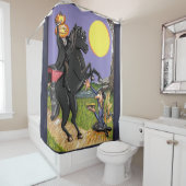 頭なし馬人一幅クレーンシャワーカーテン シャワーカーテン (インサイチュ)