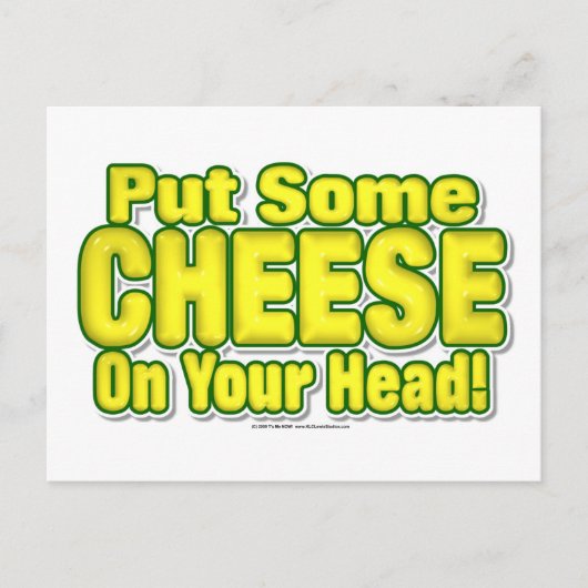 頭にチーズを乗せろ！ ポストカード (正面)