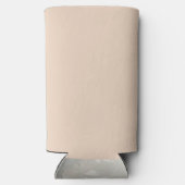 頭に毛がカラフルのった可愛いラマ スリム缶クーラー (裏面)