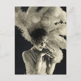 頭に羽根が生えた ポストカード