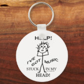 頭に詰まった音楽 キーホルダー (正面)