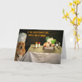 頭のないハロウィン カード (黄色い花)