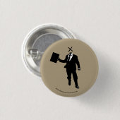 頭のないビジネスマン 缶バッジ (正面&裏面)