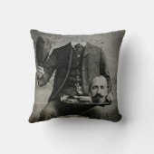 頭のない荒れ、気色悪いポートレートの装飾用クッション クッション (裏面)