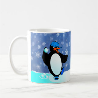 頭のない雪だるま! いけないペンギン! コーヒーマグカップ