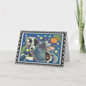 頭のない馬の女性グリーティングノートカードの詩 カード (正面)