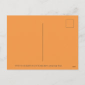 頭のない馬の男のかかしホワイトラバの休日 シーズンポストカード (裏面)