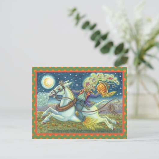 頭のない馬乗りかかし シーズンポストカード (スタンド正面)