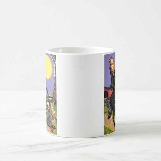 頭のない騎手の向こう見ずのIchabodクレーン交換 コーヒーマグカップ (中央)