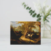 頭のない騎馬者が追うイカボッド・クレーン ポストカード (スタンド正面)