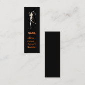 頭のない骨組 スキニー名刺 (正面/裏面)