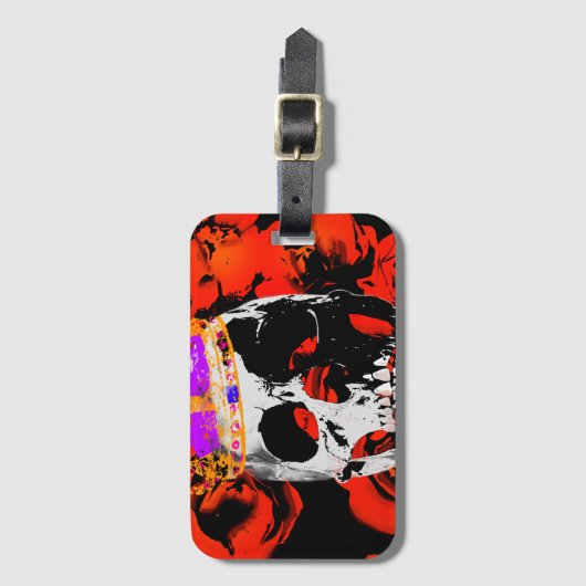 頭のキング。 ラゲッジタグ (正面縦)