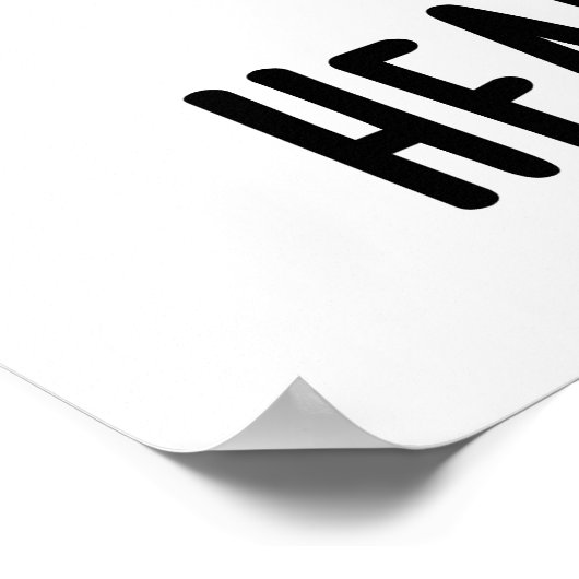 頭のトマトフードパンのケチャップが大好き ポスター (角)