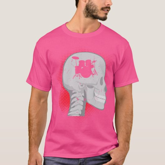 頭のドラム Tシャツ (正面)
