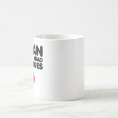 頭のビーガン コーヒーマグカップ (中央)