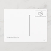 頭の上にサンタハットのラゾバックムスクカメ シーズンポストカード (裏面)