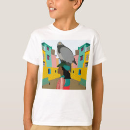 頭の上のワシ Tシャツ