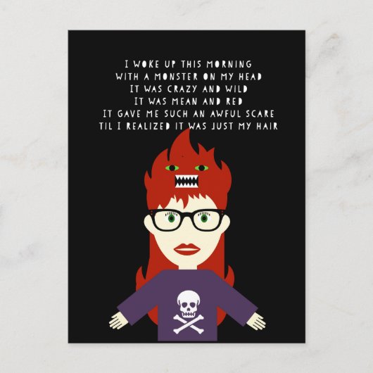 頭の上の怪物 ポストカード (正面)