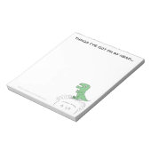 頭の上の恐竜!ノートパッド ノートパッド (回転)