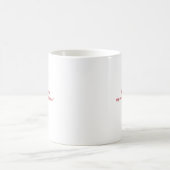 頭の中だけで生きてるマグ コーヒーマグカップ (中央)
