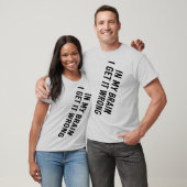 頭の中では間違ってる Tシャツ (ユニセックス)
