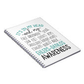 頭の中で私の体はEhlers-Danlos認識度 ノートブック (右側)