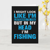 頭の中で私は魚釣り カード (黄色い花)