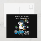 頭の中で考えが吹き出るのは嫌だけどね ポストカード (正面/裏面)