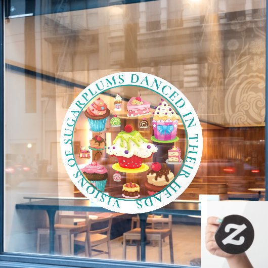 頭の中で踊ったスガルプラムの幻影 ウィンドウサイン (カフェ窓)