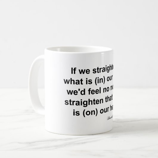 頭の中で コーヒーマグカップ (正面左)