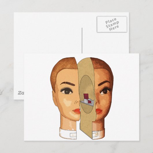 頭の中で ポストカード (正面/裏面)