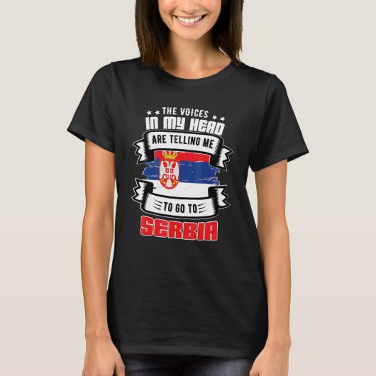 頭の中のセルビア Tシャツ (正面)