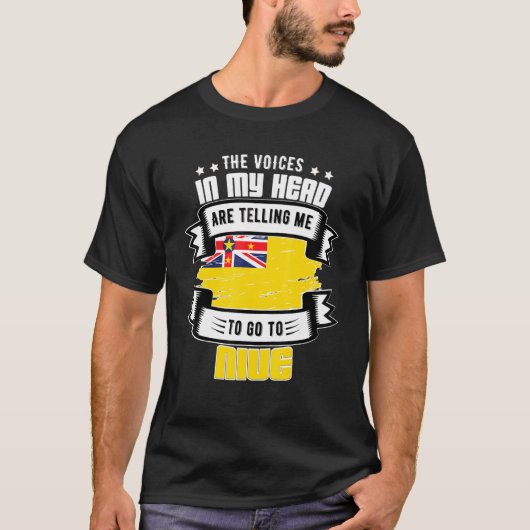 頭の中のニウエ Tシャツ (正面)