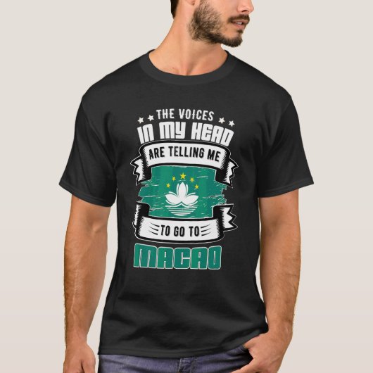 頭の中のマカオ Tシャツ (正面)