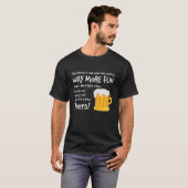 頭の中の声たちとビールを飲もう Tシャツ (正面フル)
