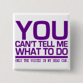 頭の中の声 缶バッジ (正面)