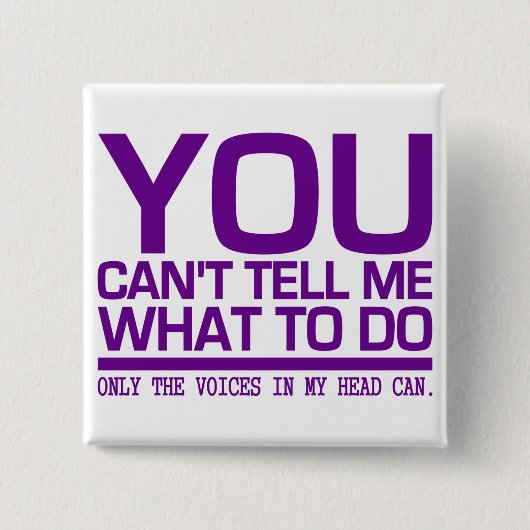 頭の中の声 缶バッジ (正面)