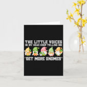 頭の中の小さな声が私に言い続ける、もっとMをゲットしろ カード (黄色い花)