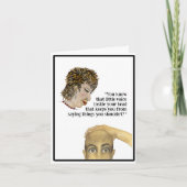 頭の中の小さな声 カード (正面)