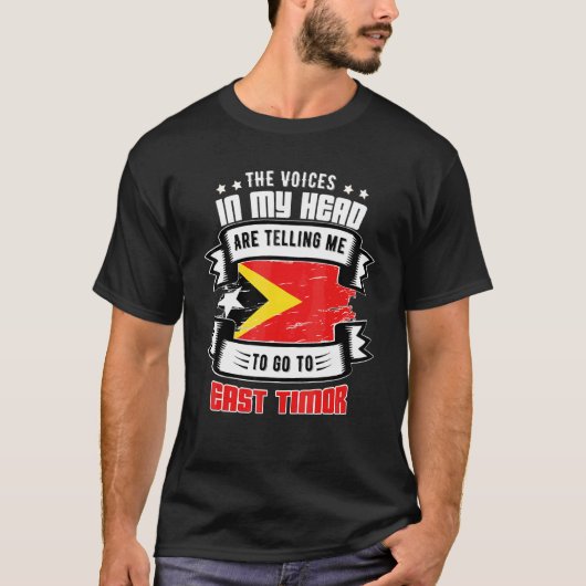 頭の中の東ティモール Tシャツ (正面)
