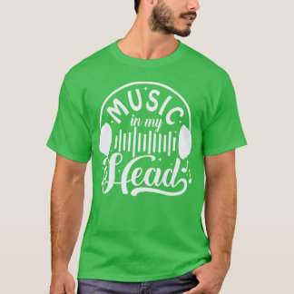 頭の中の音楽ファミリー Tシャツ