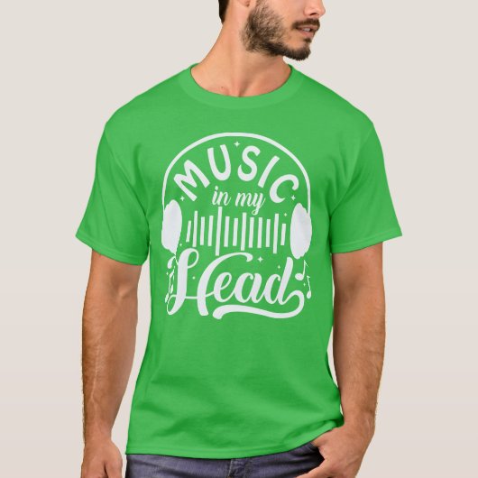 頭の中の音楽ファミリー Tシャツ (正面)