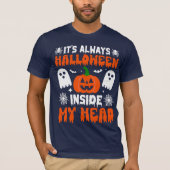 頭の中はいつもハロウィンだ Tシャツ (正面)