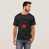 頭の中はヴィーガン+トマトでいっぱい プラントベースの食事 Tシャツ (正面フル)
