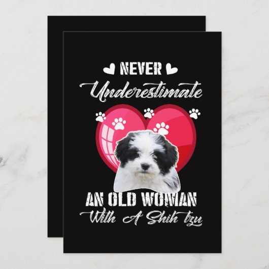 頭の付いた老婆を決して過小評価しない シーズンカード (正面/裏面)