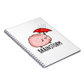 頭の嵐 面白い解剖学のしゃれ ノートブック (右側)