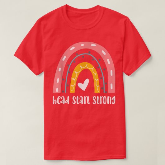 頭の強い幼児教育ティーチを開始 Tシャツ (デザイン正面)