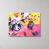 頭の形をした花瓶を持つ静物人生 | Paul Gauguin | キャンバスプリント (正面)