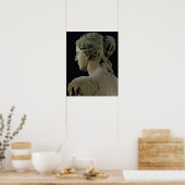 頭の後ろの詳細のヴィーナス・デ・ミロ ポスター (キッチン)