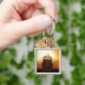 頭の後（クラウン付き） キーホルダー (手)